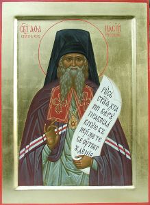 Рукописная икона Афанасий Ковровский