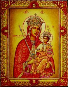 Рукописная икона Галатская 
