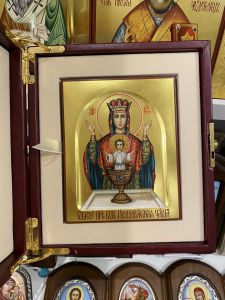 Рукописная икона Неупиваемая Чаша 13 