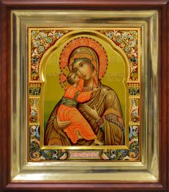 Рукописная Владимирская икона 18 