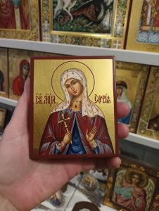 Рукописная икона София Римская