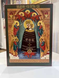 Рукописная икона Прибавление Ума г. Тутаев 8 (Размер 30*40 см)