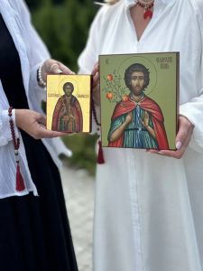Рукописная икона Евфросин Повар