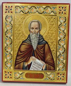 Рукописная икона Иоанн Лествичник №2