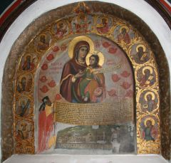 Рукописная икона Македонитисса