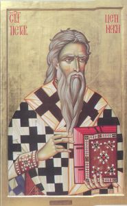 Рукописная икона Петр Цетиньский