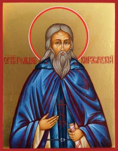 Рукописная икона Роман Киржачский