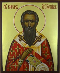 Рукописная икона Кирилл Гортинский