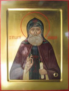 Рукописная икона Герман Зосимовский