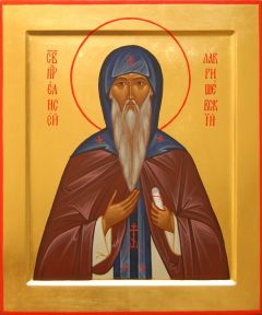 Рукописная икона Елисей Лавришевский