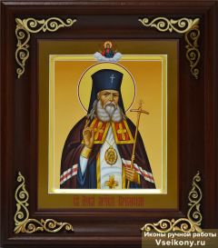 Рукописная икона Лука Крымский (Войно-Ясенецкий) 2