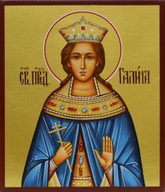 Рукописная икона Галина Праведная