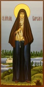 Рукописная икона Варвара Алапаевская 2