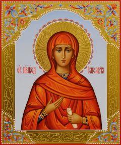 Рукописная икона Елизавета Праведная
