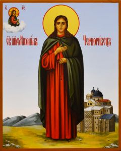 Рукописная икона Михаил Черноризец