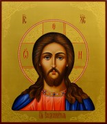 Рукописная икона Спас Вседержитель 38