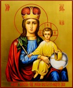 Рукописная икона Прежде Рождества и По Рождестве Дева