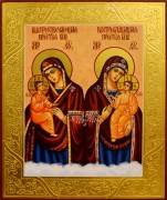 Рукописная икона Быстрослышащая и Быстроотвечающая 6 (Размер 17*21 см)