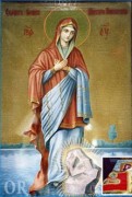 Рукописная икона Луковская