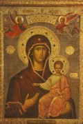 Рукописная икона Сумельская (Панагия Сумела)