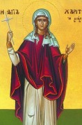 Рукописная икона Харитина
