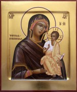 Рукописная икона Чирская Псковская
