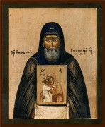 Рукописная икона Никодим Кожеозерский
