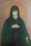 Рукописная икона Пимен Печерский Постник