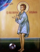 Рукописная икона Прокопий Устьянский