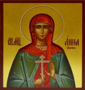 Рукописная икона Анна Попова