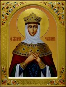 Рукописная икона Феофания царица