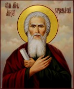Рукописная икона Андрей Первозванный масло 