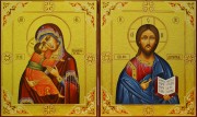 Рукописная венчальная пара с резьбой