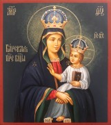 Рукописная икона Барская 